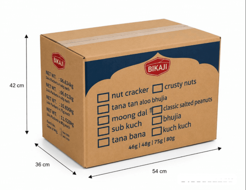 Bikaji secondhand carten